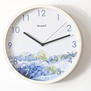 12 Inch Non Ticking Wall Clock Modern Home & Office Décor